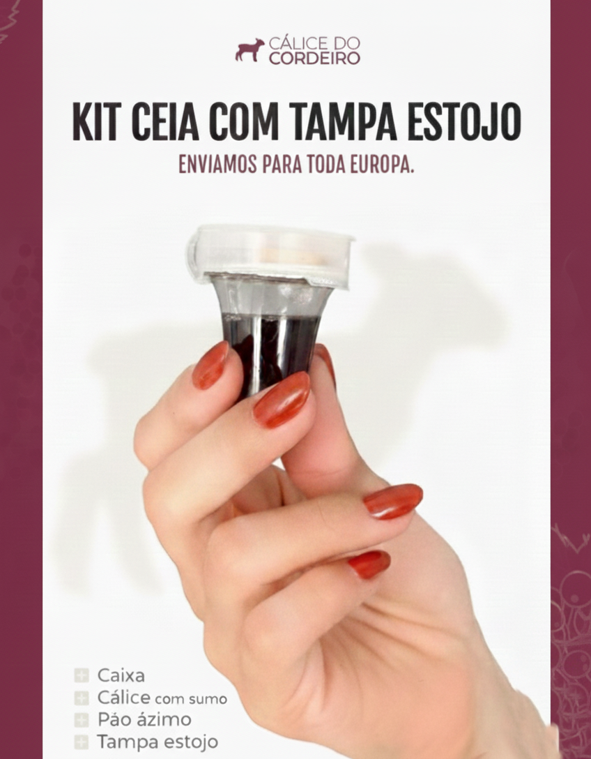 Kit Santa Ceia Individual com Sumo e Pão (48 unidades) | Praticidade e Higiene .